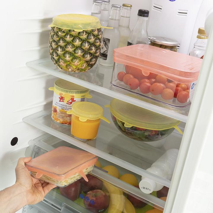 Produktbild InnovaGoods Set mit wiederverwendbaren Lebensmittelhüllen - 10 Stück (1 x)