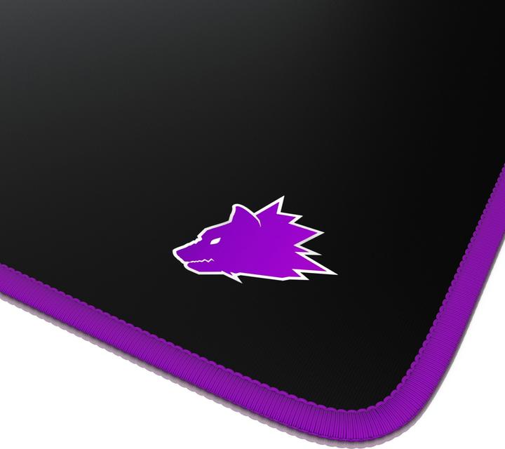 Produktbild CSL Gaming Mauspad, XXL Speed Gaming Mausmatte, Mousepad Extragrosse Fläche von 900 x 400mm, Symbol lila (XXL)
