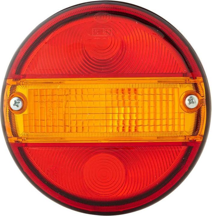 Produktbild Hella 2 Lichtscheiben Rücklicht Halogen für FENDT VARIO MERCEDES LP (P21W, R5W)