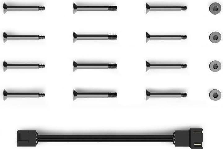 Image du produit Alphacool Apex Stealth Metal Power 120mm Fan 3000rpm (blanc/noir) (120 mm, 1 x)