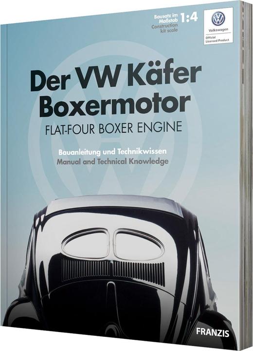 Actual product image Franzis Baubox VW Beetle 4-cylinder boxer engine