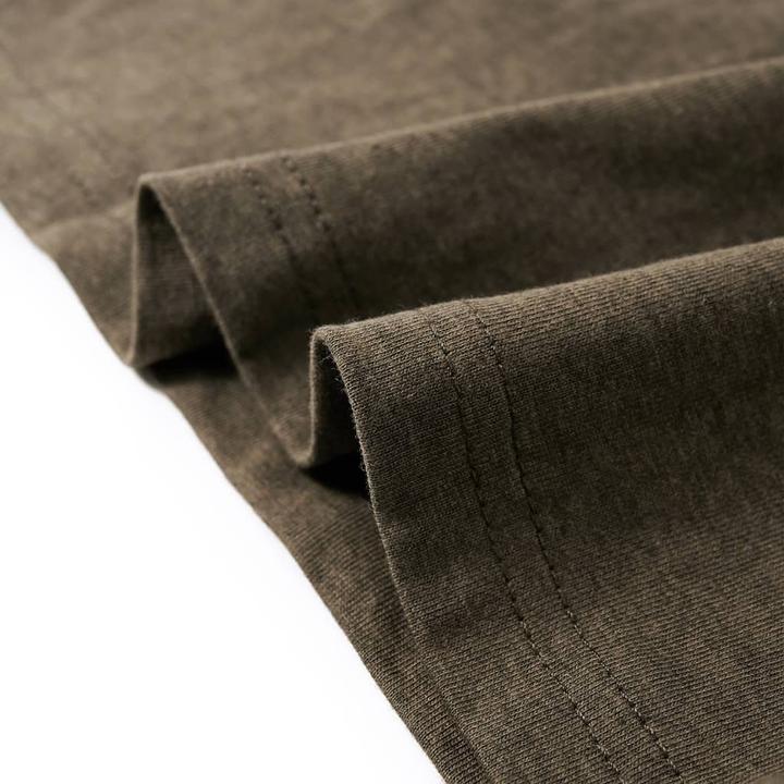 Immagine prodotto VidaXL Camicia da bambino a maniche lunghe kaki melange 116,Materiale: 80 (116)