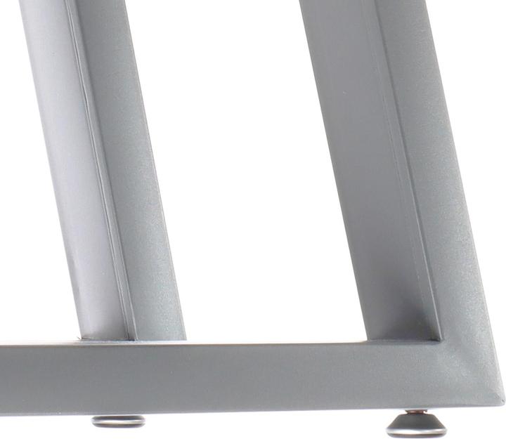 Actual product image Wiltec XPOtool table legs 2x table frame grey industrial trapezoid 60x72cm table runners