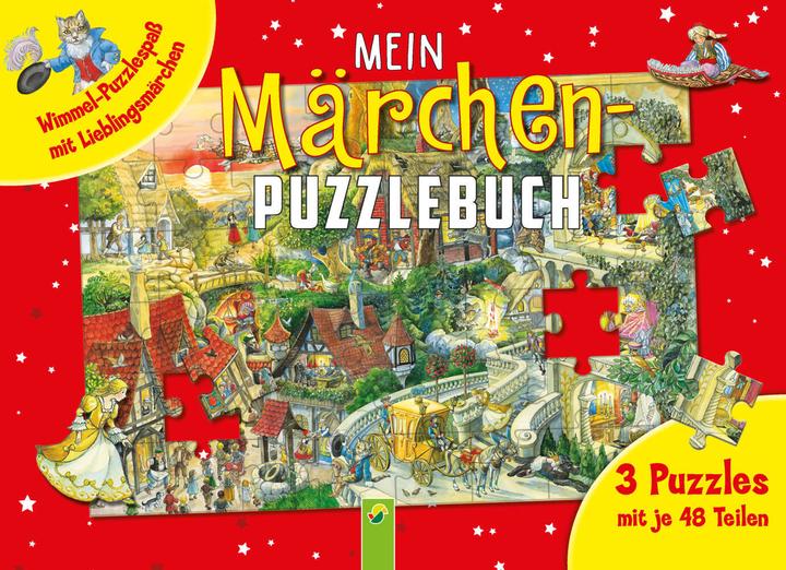 Actual product image My Fairy Tale Puzzle Book with 3 puzzles with 48 pieces each (48 pieces)