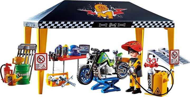 Produktbild Playmobil Stuntshow Werkstattzelt (70552, Playmobil Stuntshow)