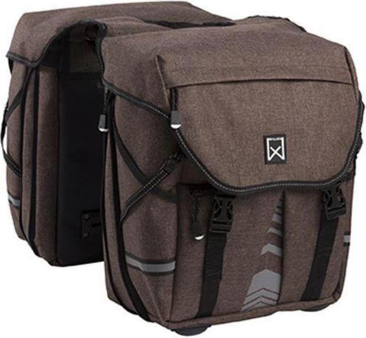 Willex Gepäcktasche 1200 Serie 28 Liter Braun (1200 l, Gepäckträgertasche)