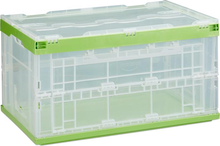 Image du produit Relaxdays Boîte de rangement avec couvercle (59.5 x 39.5 x 31.5 cm, 74 l)