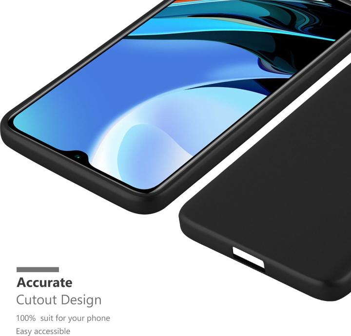Actual product image Cadorabo TPU Matt Metallic Sleeve (Xiaomi Redmi 9T, Xiaomi Poco M3)
