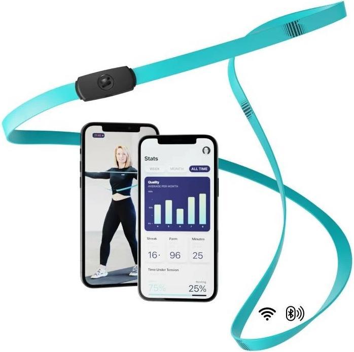 Produktbild Straffr Das intelligente Fitness Band, Türkis, Medium (0.22 m, Mittel)