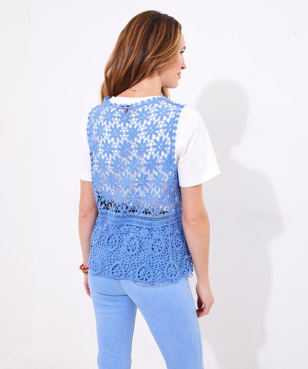 Produktbild Joe Browns Open Knit Crochet Waistcoat (L)