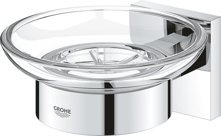 Produktbild Grohe Start Cube QuickFix Seifenschale mit Halter, klebbar, chrom