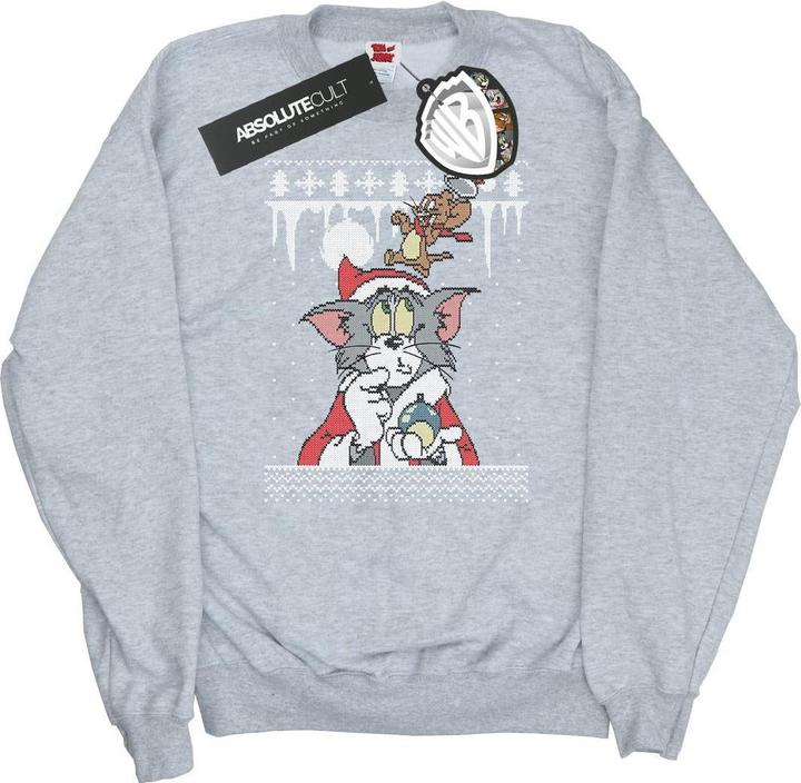 Tom & Jerry Christmas Fair Isle Sweatshirt