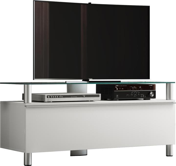 Produktbild VCM Holz TV Lowboard Fernsehschrank Clano mit Rollen (95 x 40 x 55 cm)