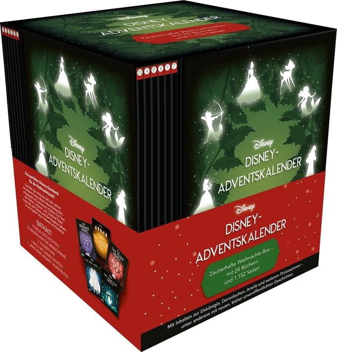 Disney - zauberhafte Weihnachts-Box mit 24 Büchern