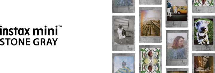 Actual product image Fujifilm film Instax Mini 10 Stone Gray (Instax Mini)