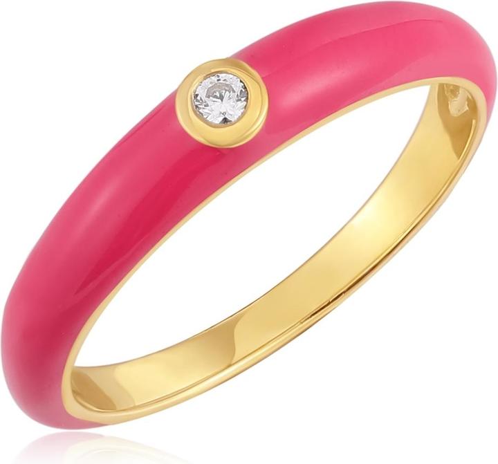Glanzstücke München Damen Sterling Silber Zirkonia Gelbgold - 33856