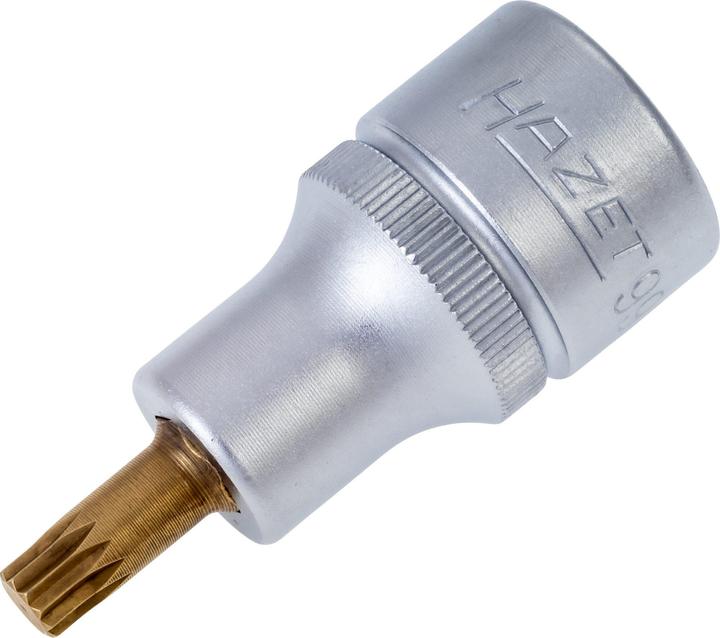 Produktbild HAZET Schraubendreher-Steckschlüsseleinsatz 990-6 ∙ Vierkant12,5 mm (1/2 Zoll) ∙ Innen Vielzahn Pro…
