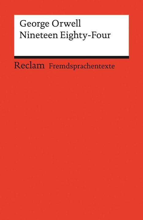 Image du produit Nineteen Eighty-Four (Anglais, Allemand, George Orwell, Susanne Lenz, 2021)