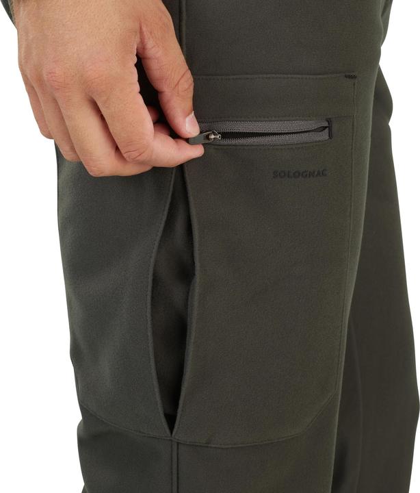 Produktbild Solognac Jagdhose Fleece warm geräuscharm grün 100 (M)