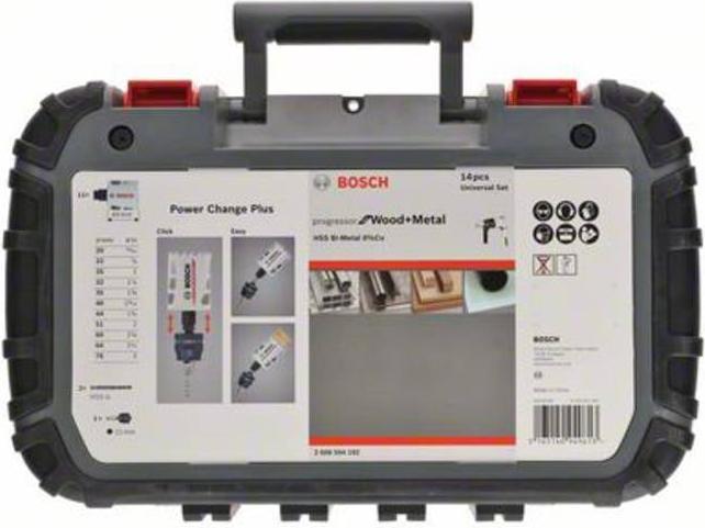 Image du produit Bosch Professional Zubehör Jeu de scies cloche Universal Progressor bois + métal (20 mm, 22 mm, 25 mm, 32 mm, 35 mm, 40 mm, 44 mm, 76 mm, 60 mm, 51 mm, 64 mm)