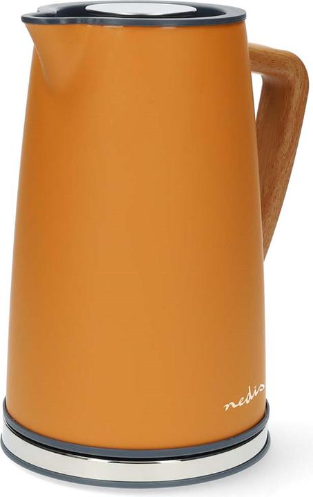 Immagine prodotto Nedis Bollitore | 1,7 l | Soft-Touch | Arancione | Ruota di 360 gradi | Elemento riscaldante nascosto | (1.70 l)