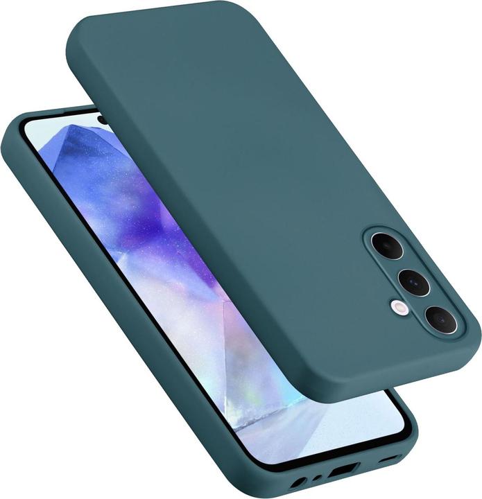 Cadorabo Housse pour Samsung Galaxy A55 TPU avec protection liquide en silicone (Samsung Galaxy A55)