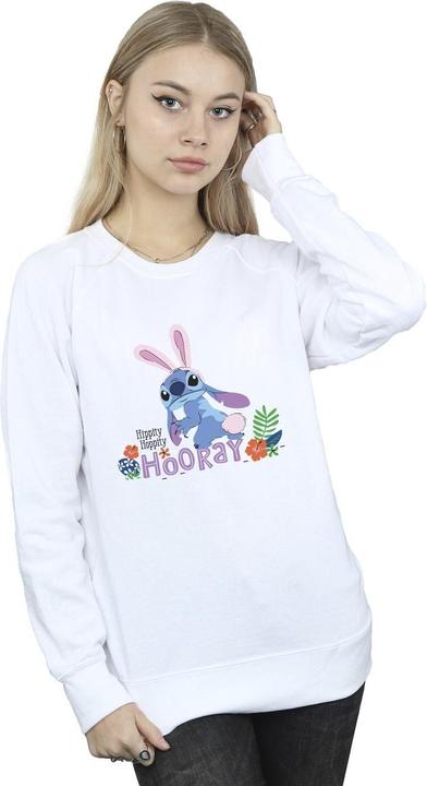 Actual product image Disney Womens/Ladies Lilo & Stitch Hippity Hop Stitch Sweatshirt (XL)