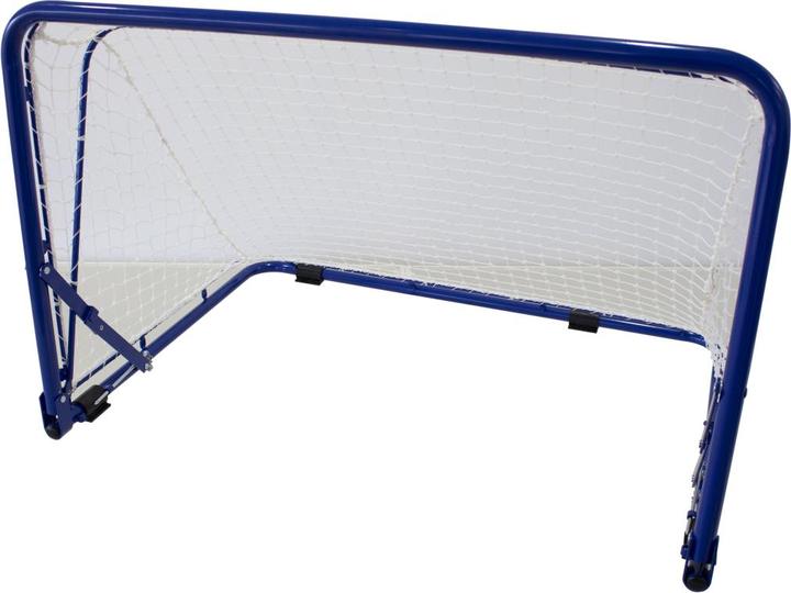 Tanga Sports Fussballtor MINI mit hochklappbarem Bodenrahmen, 90 x 60 cm
