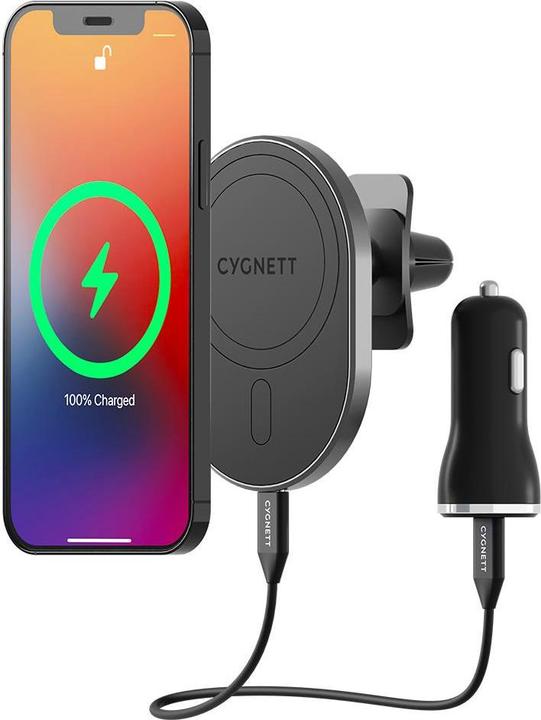 Actual product image Cygnett Supporto Auto Wireless 7.5w Magsafe Iphone (7.50 W)