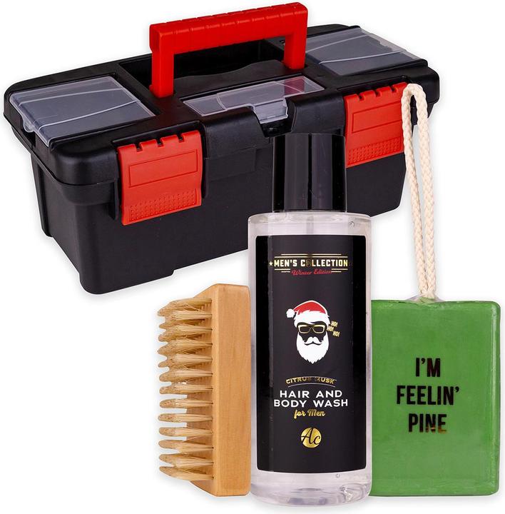 Produktbild Accentra Geschenkset für Männer MEN'S COLLECTION WINTER EDITION im Werkzeugkoffer (Manicure set)