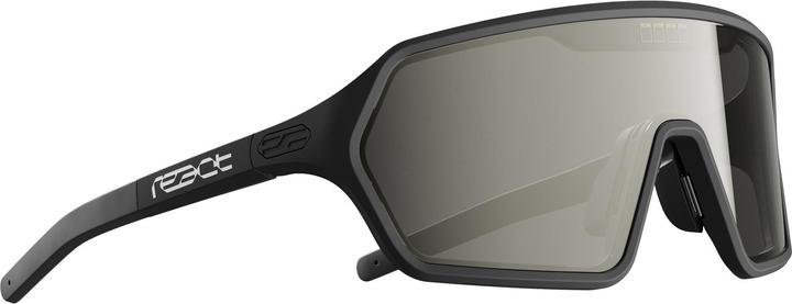 React rev onyx/black Sonnenbrille schmal (Onyx Schwarz, Silberne Verspiegelung)