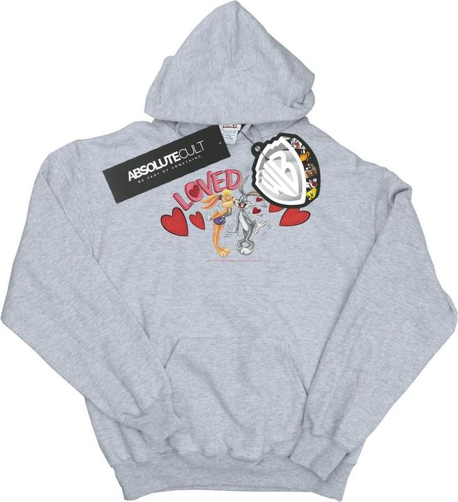 Image du produit Looney Tunes - Sweat à capuche BUGS BUNNY AND LOLA VALENTINE'S DAY LOVED UP - Femme (XL)