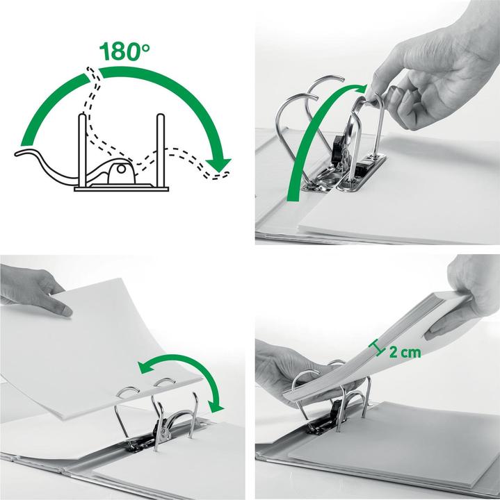 Produktbild Leitz 180° Plastik Swiss Edition (A4, 52 mm, 1 Stück)
