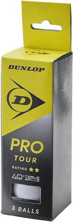 Image du produit Dunlop 40+ Balles de ping-pong Pro Tour 3Paquet (3 pcs)