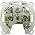 Produktbild Televes KMD12ST TV (koaxial) Metallisch Steckdose (KMD12ST) (8 dB, Antennendose)