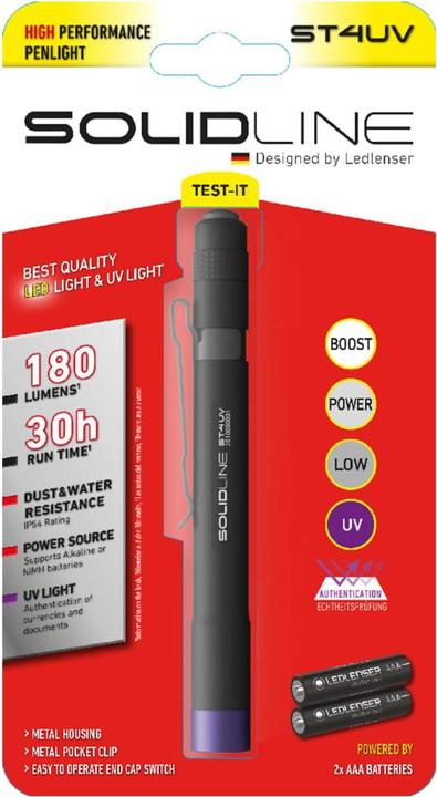 Produktbild Ledlenser ST4UV (14.10 cm, 180 lm)