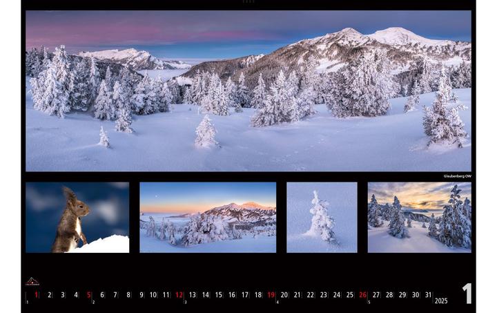 Produktbild Panoramic Switzerland 2025 (48 x 33 cm, Italienisch, Deutsch, Englisch, Französisch)