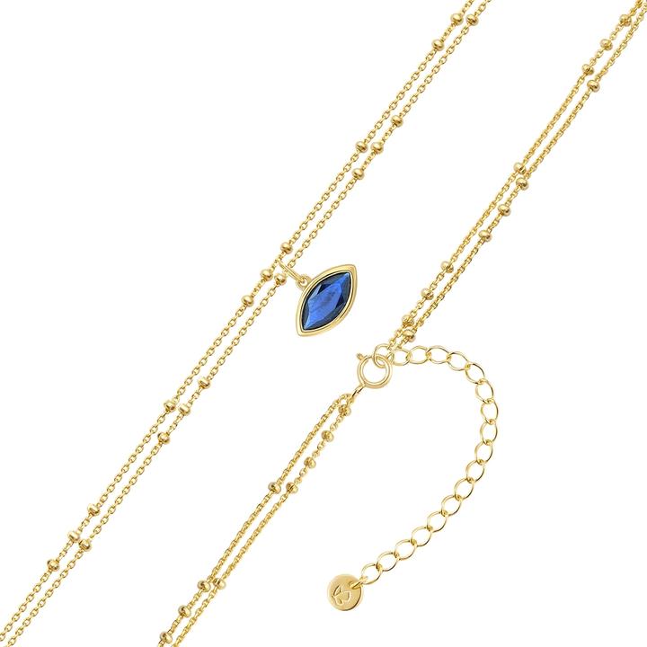 Produktbild Glanzstücke München Damen Kette Allsehendes Auge Sterling Silber - 34630 (Sterling Silber, 40 - 45 cm)