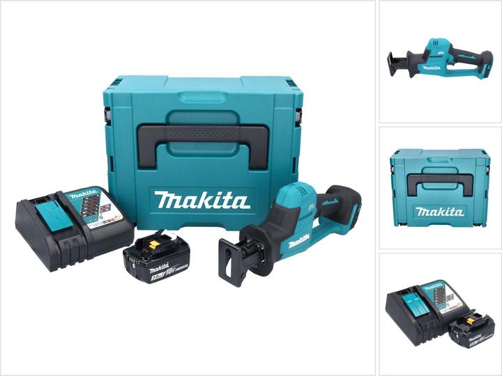 Productafbeelding Makita DJR 189 RF1J Accu Reciprozaag 18 V Brushless + 1x Accu 3,0 Ah + Lader + Ma