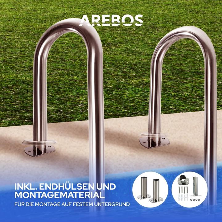 Actual product image Arebos Pool ladder