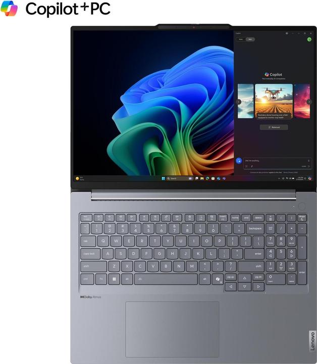 Produktbild Lenovo ThinkBook 16 Gen 7 (16", Snapdragon X Plus X1P-42-100, 16 GB, 512 GB, DE)