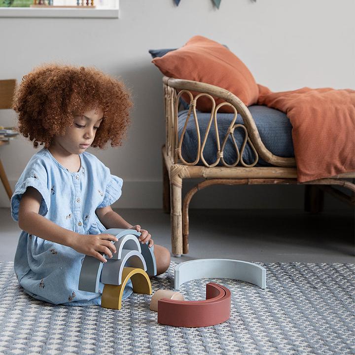 Actual product image Little Dutch Rainbow Stacking Game
