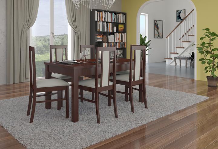 Produktbild ADRK Furniture Tisch- und Stuhlset RODOS 52 (140 x 80 x 75 cm)