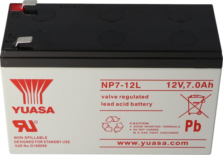 Immagine prodotto Yuasa Batteria NP7-12L, con contatti da 6,3 mm (12 V, 7 Ah)
