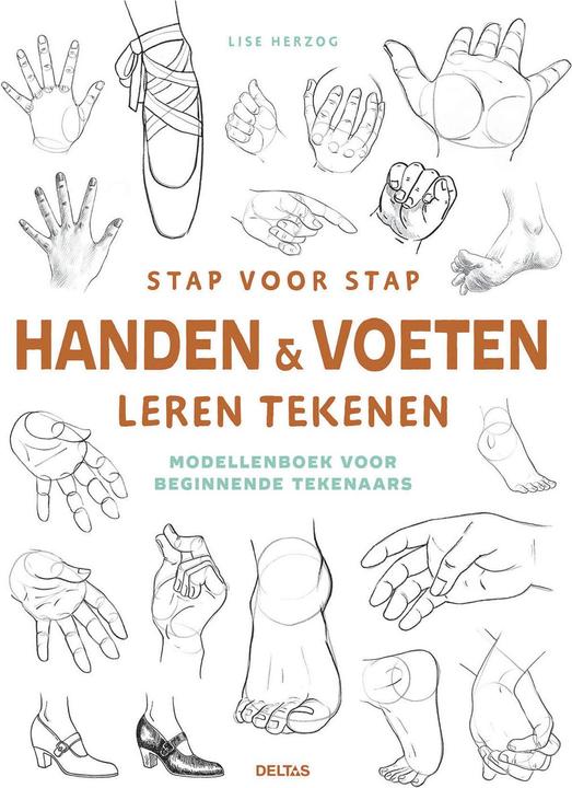 Image du produit Apprenez à dessiner des mains et des pieds étape par étape. Livre de loisirs