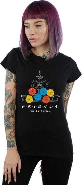 Immagine prodotto Friends Fountain And Umbrellas Maglietta Donna (S)
