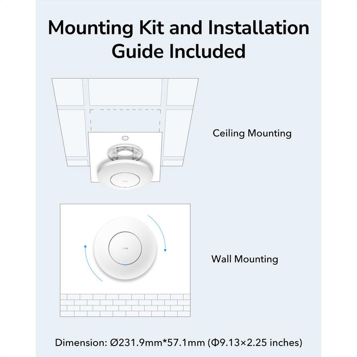 Actual product image Cudy AP3000 (2402 Mbit/s)