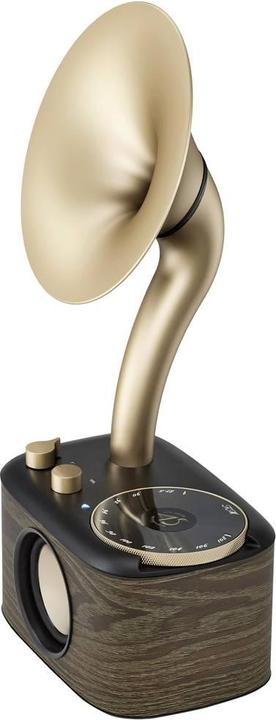 Actual product image Sangean WR-45X Gold Radio VHF (FM) AUX, Bluetooth Oplaadbaar Zwart, Goud (FM, VHF, Bluetooth)