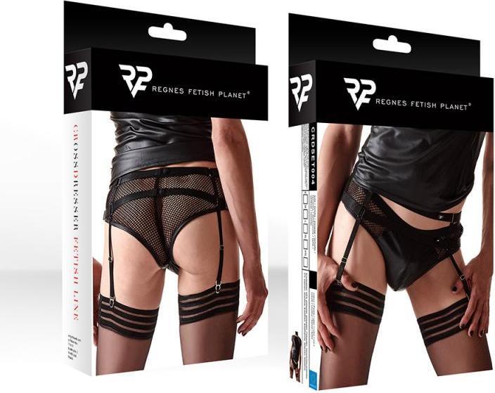 Actual product image Regnes Fetish Planet Men suspender belt with panties (S)