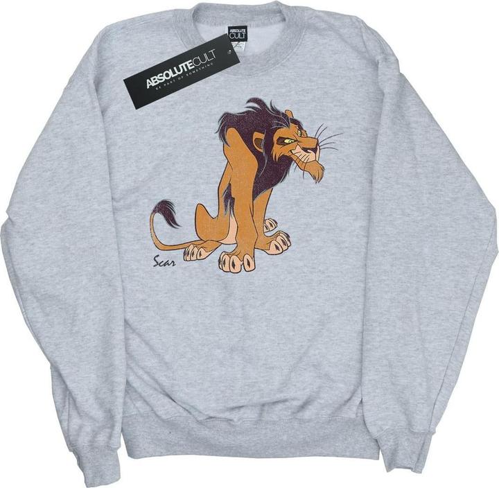 Actual product image Disney Girls The Lion King Classic Scar Sweatshirt (140, 146)
